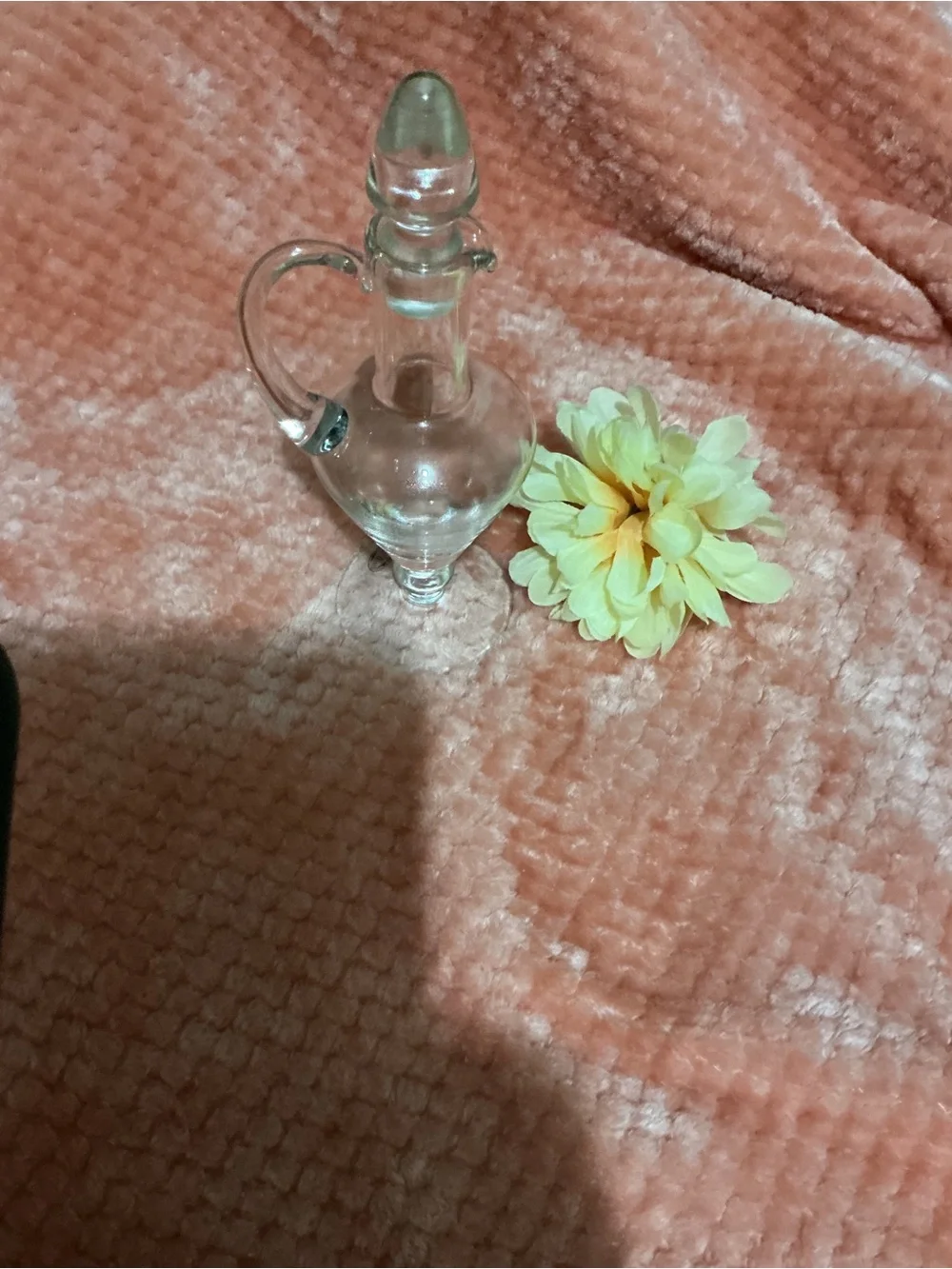 Vintage Clear Glass Apothecary Jar with Lid - Picture 4 of 5